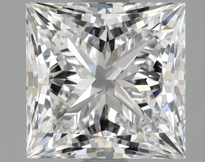 2.09 Carat Princess Shaped Ideal Cut VS1 IGI Certified Lab Grown Diamond