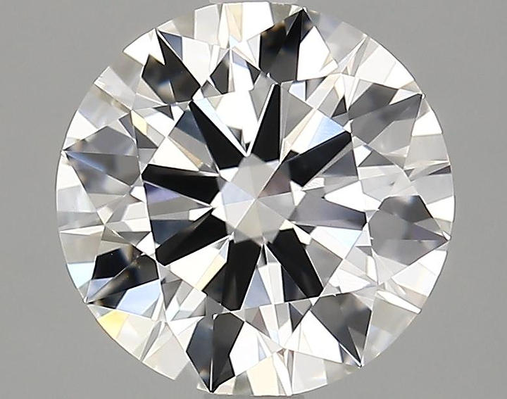 2.52 Carat Round Shaped Ideal Cut VVS2 IGI Certified Lab Grown Diamond