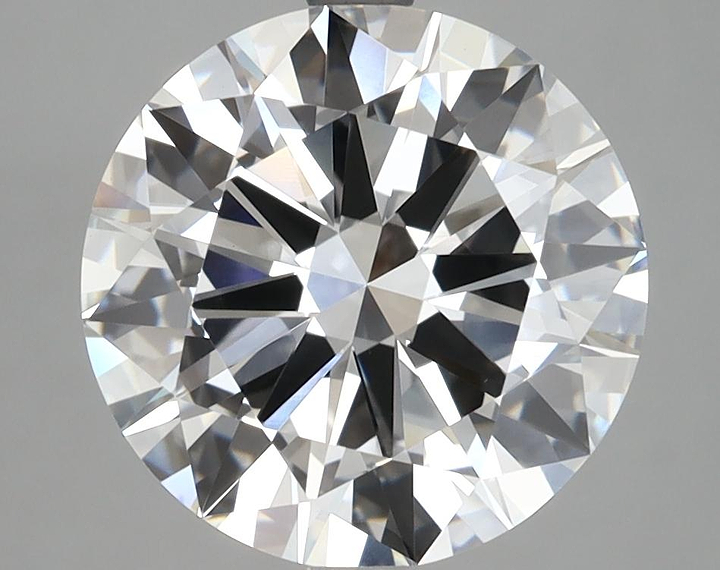 3.96 Carat Round Shaped Excellent Cut VVS2 IGI Certified Lab Grown Diamond