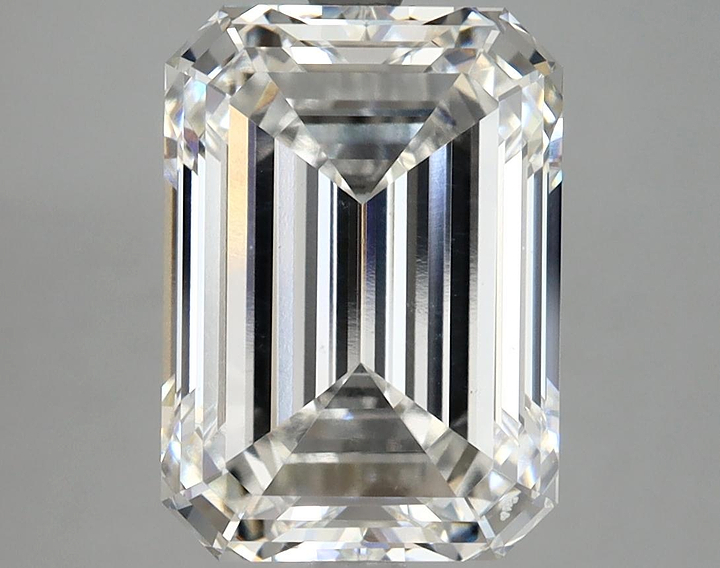 5.12 Carat Emerald Shaped Ideal Cut VS1 IGI Certified Lab Grown Diamond