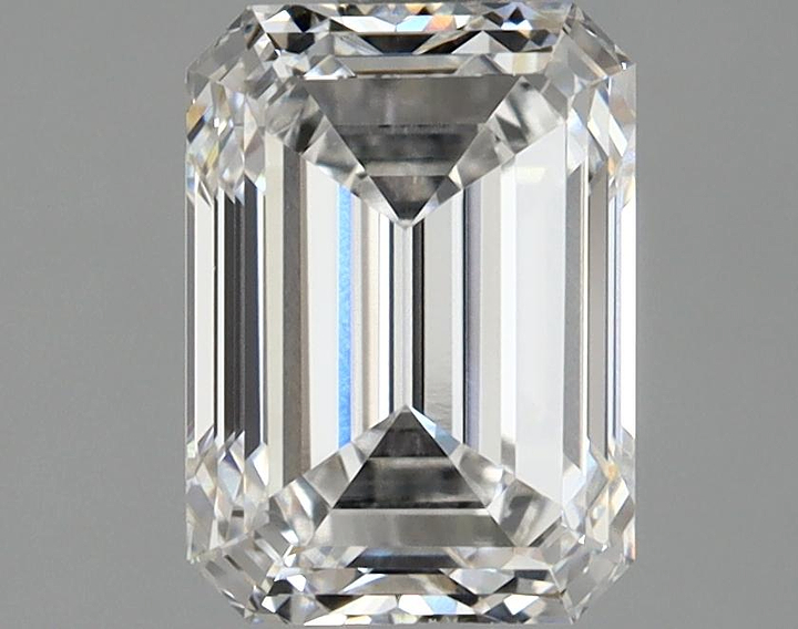 2.1 Carat Emerald Shaped Excellent Cut VVS2 IGI Certified Lab Grown Diamond