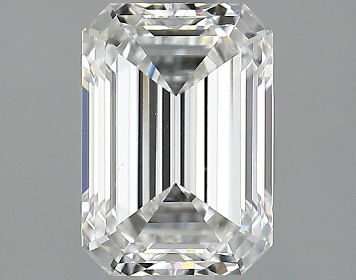 2.09 Carat Emerald Shaped Ideal Cut VVS2 IGI Certified Lab Grown Diamond
