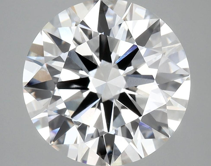 6.77 Carat Round Shaped Excellent Cut VVS2 IGI Certified Lab Grown Diamond