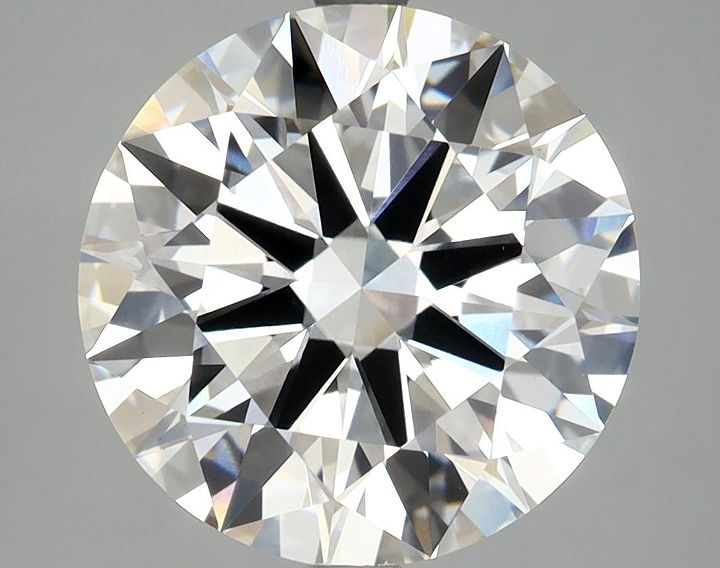 5.38 Carat Round Shaped Ideal Cut VVS2 IGI Certified Lab Grown Diamond