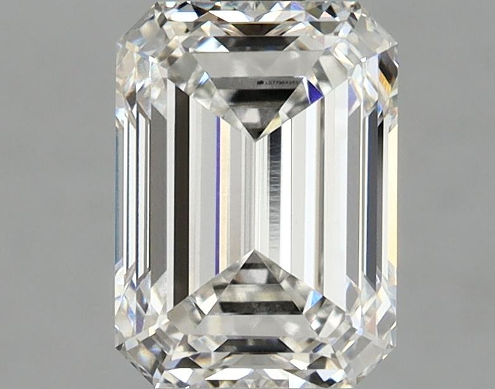 2.07 Carat Emerald Shaped Excellent Cut VVS2 IGI Certified Lab Grown Diamond
