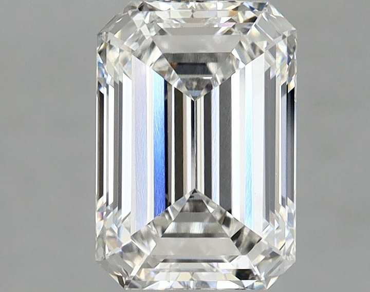 2.05 Carat Emerald Shaped Ideal Cut VVS2 IGI Certified Lab Grown Diamond