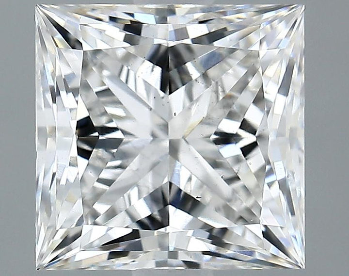 2.5 Carat Princess Shaped Ideal Cut VS2 IGI Certified Lab Grown Diamond