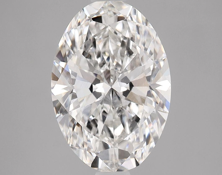 2.5 Carat Oval Shaped Ideal Cut VVS2 IGI Certified Lab Grown Diamond
