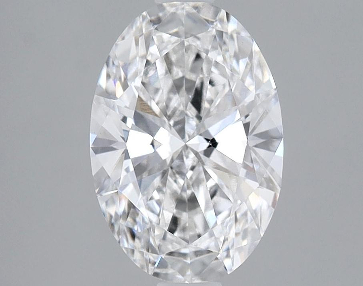 1.5 Carat Oval Shaped Ideal Cut VVS2 IGI Certified Lab Grown Diamond