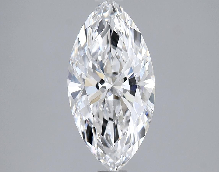1.61 Carat Marquise Shaped Ideal Cut VVS2 IGI Certified Lab Grown Diamond