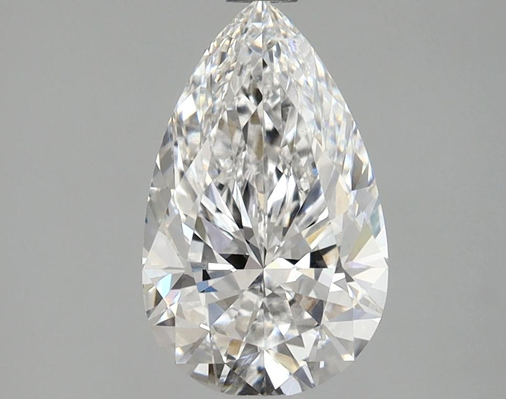 1.63 Carat Pear Shaped Ideal Cut VVS2 IGI Certified Lab Grown Diamond