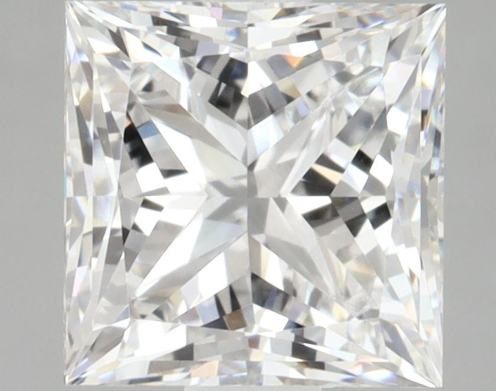 1.51 Carat Princess Shaped Ideal Cut VS1 IGI Certified Lab Grown Diamond