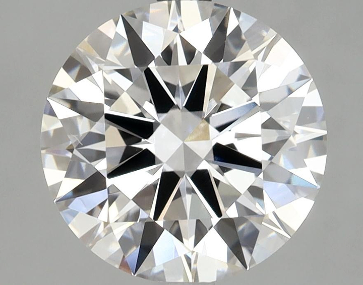 3.07 Carat Round Shaped Ideal Cut VVS2 IGI Certified Lab Grown Diamond