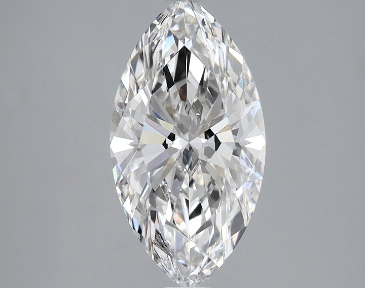 1.96 Carat Marquise Shaped Excellent Cut VS1 IGI Certified Lab Grown Diamond
