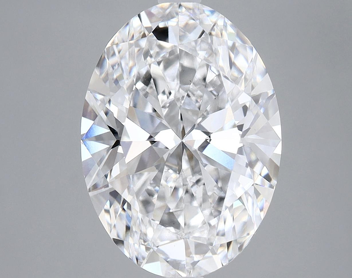 5.01 Carat Oval Shaped Ideal Cut VVS2 IGI Certified Lab Grown Diamond