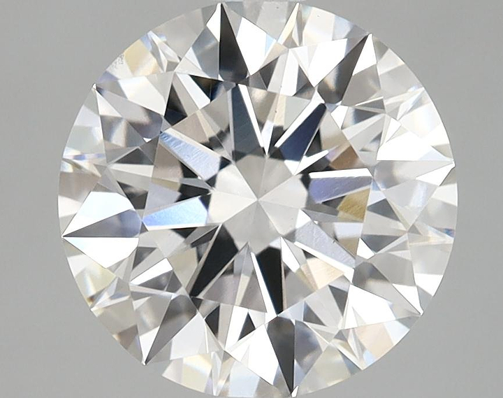 3.05 Carat Round Shaped Ideal Cut VVS2 IGI Certified Lab Grown Diamond