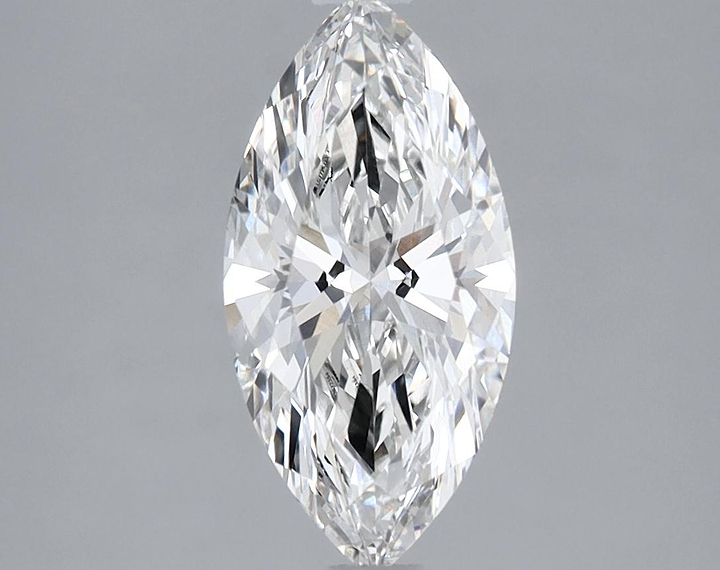 1.43 Carat Marquise Shaped Ideal Cut VVS2 IGI Certified Lab Grown Diamond