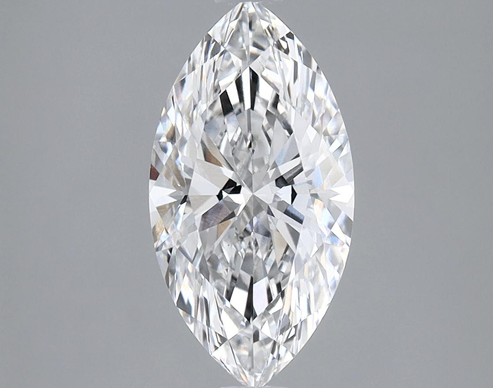 1.64 Carat Marquise Shaped Ideal Cut VVS2 IGI Certified Lab Grown Diamond