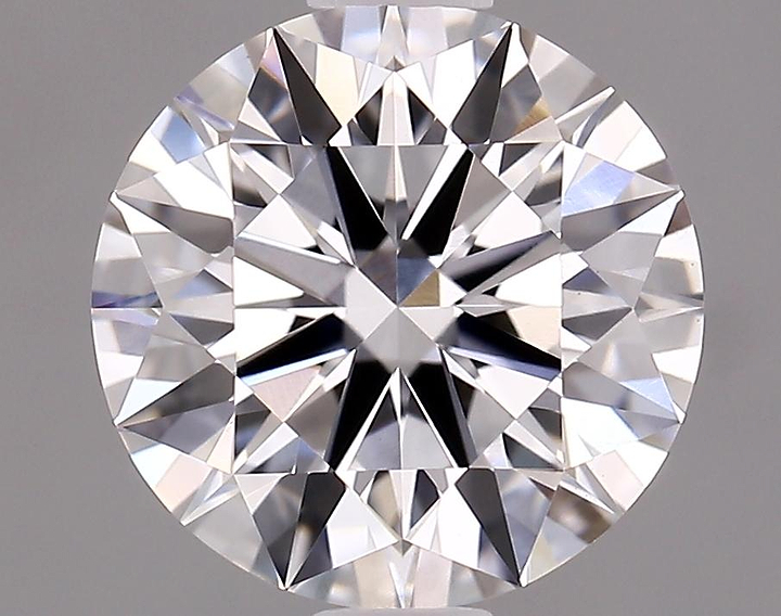 1.54 Carat Round Shaped Ideal Cut VVS2 IGI Certified Lab Grown Diamond