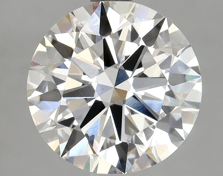 3.02 Carat Round Shaped Excellent Cut VVS2 IGI Certified Lab Grown Diamond
