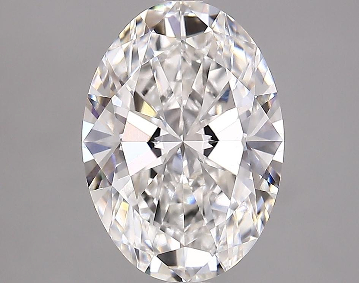 2.5 Carat Oval Shaped Ideal Cut VVS2 IGI Certified Lab Grown Diamond