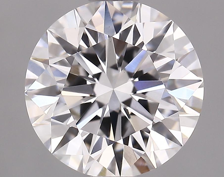 2.05 Carat Round Shaped Ideal Cut VVS2 IGI Certified Lab Grown Diamond