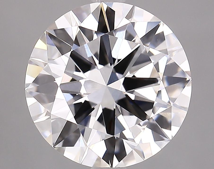 3.87 Carat Round Shaped Excellent Cut VVS2 IGI Certified Lab Grown Diamond