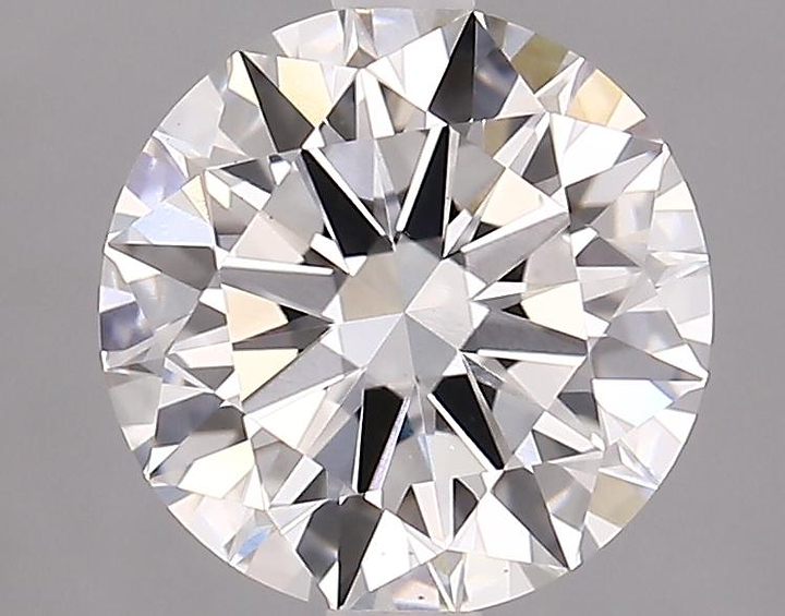 1.71 Carat Round Shaped Ideal Cut VVS2 IGI Certified Lab Grown Diamond