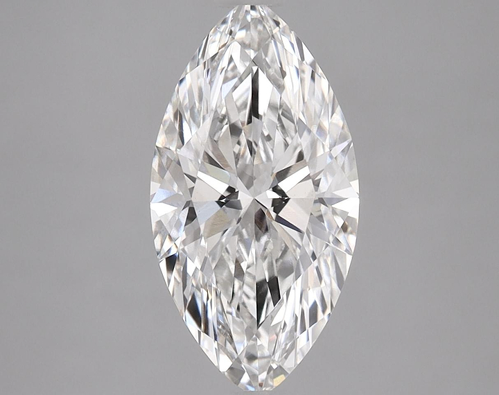 2.06 Carat Marquise Shaped Ideal Cut VVS2 IGI Certified Lab Grown Diamond