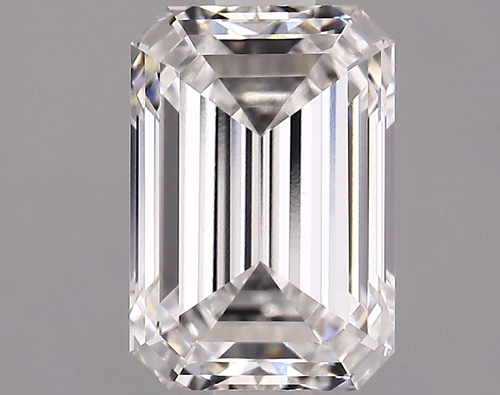 2.03 Carat Emerald Shaped Ideal Cut VVS2 IGI Certified Lab Grown Diamond