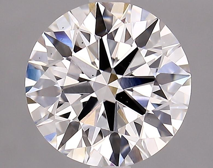2.56 Carat Round Shaped Ideal Cut VS2 IGI Certified Lab Grown Diamond