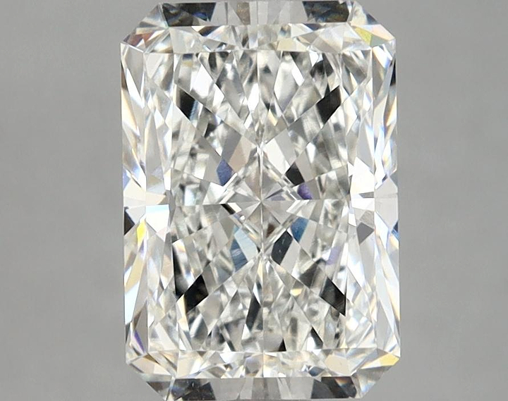2.54 Carat Radiant Shaped Ideal Cut VVS2 IGI Certified Lab Grown Diamond