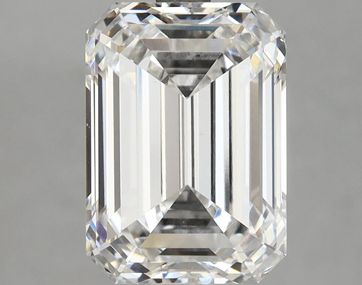 3.07 Carat Emerald Shaped Ideal Cut VVS2 IGI Certified Lab Grown Diamond