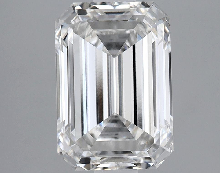 2.06 Carat Emerald Shaped Ideal Cut VVS2 IGI Certified Lab Grown Diamond