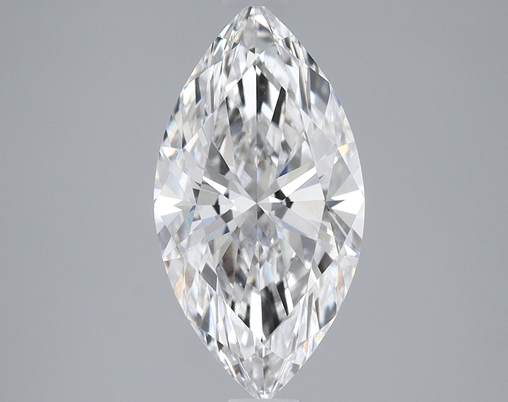 2.07 Carat Marquise Shaped Ideal Cut VVS2 IGI Certified Lab Grown Diamond