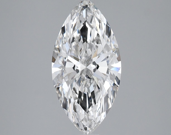 1.9 Carat Marquise Shaped Ideal Cut VVS2 IGI Certified Lab Grown Diamond
