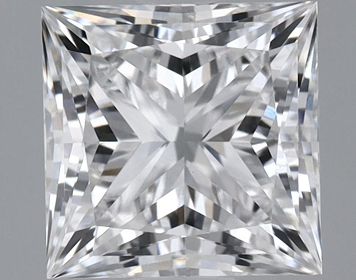 1.7 Carat Princess Shaped Ideal Cut VVS2 IGI Certified Lab Grown Diamond