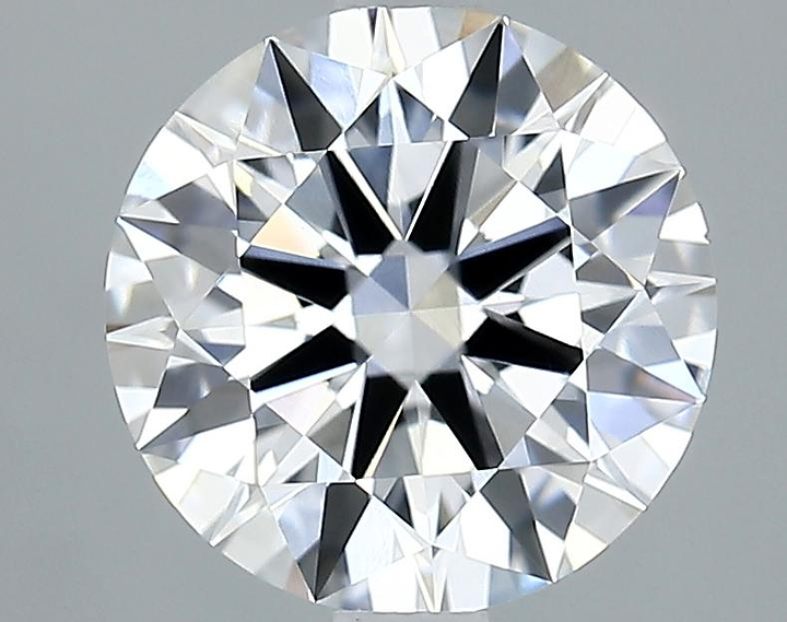 2.54 Carat Round Shaped Ideal Cut VVS2 IGI Certified Lab Grown Diamond