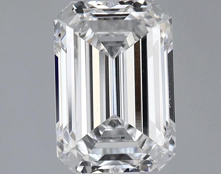 1.51 Carat Emerald Shaped Ideal Cut VVS1 IGI Certified Lab Grown Diamond