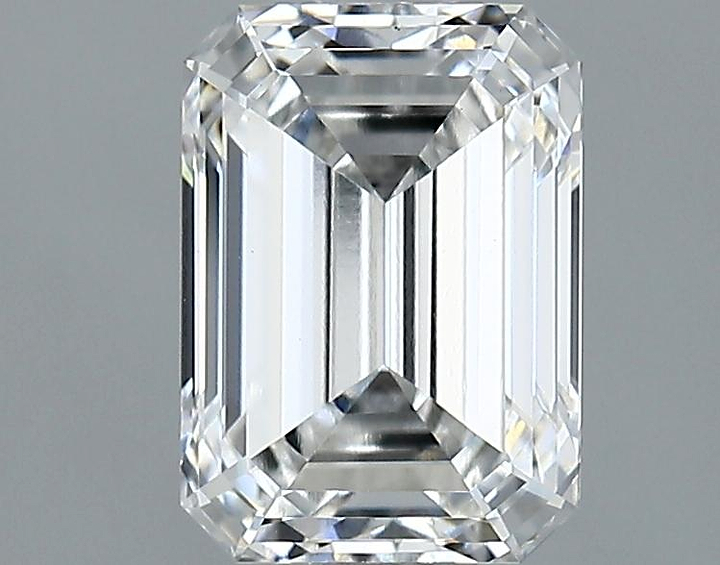 2.03 Carat Emerald Shaped Excellent Cut VVS2 IGI Certified Lab Grown Diamond