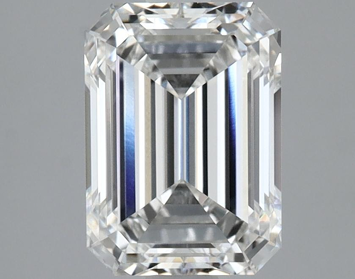 2.07 Carat Emerald Shaped Excellent Cut VVS2 IGI Certified Lab Grown Diamond