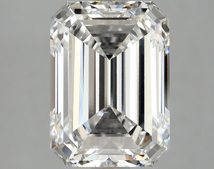 5.29 Carat Emerald Shaped Ideal Cut VS1 IGI Certified Lab Grown Diamond
