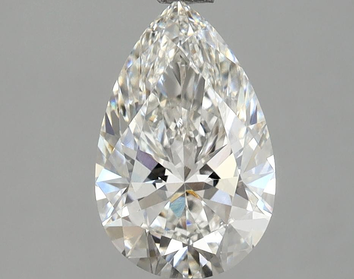 1.54 Carat Pear Shaped Ideal Cut VVS2 IGI Certified Lab Grown Diamond