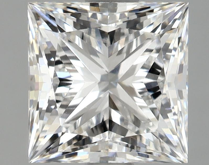 2.02 Carat Princess Shaped Ideal Cut VVS2 IGI Certified Lab Grown Diamond