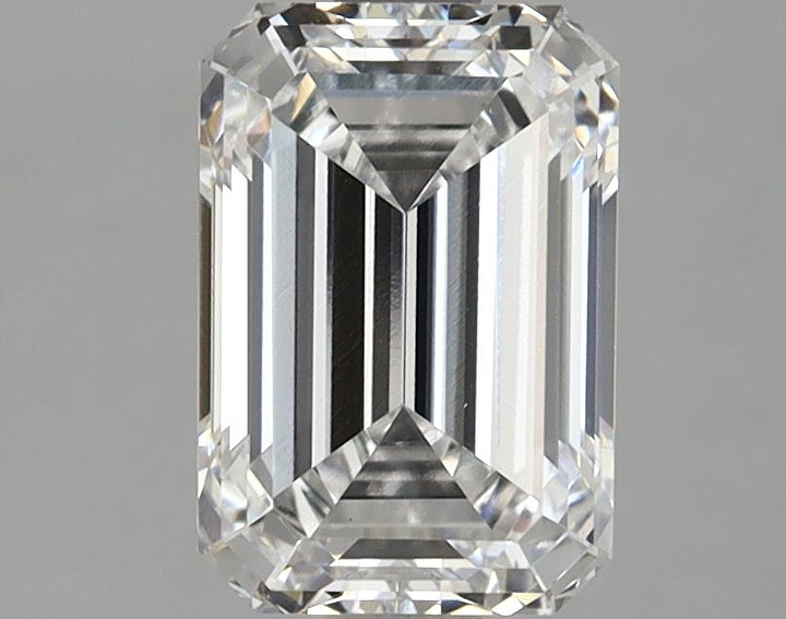 2.0 Carat Emerald Shaped Ideal Cut VVS2 IGI Certified Lab Grown Diamond