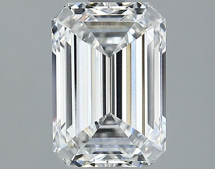 2.04 Carat Emerald Shaped Ideal Cut VVS2 IGI Certified Lab Grown Diamond