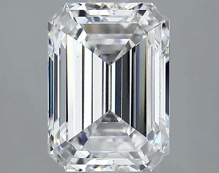 2.97 Carat Emerald Shaped Excellent Cut VVS2 IGI Certified Lab Grown Diamond