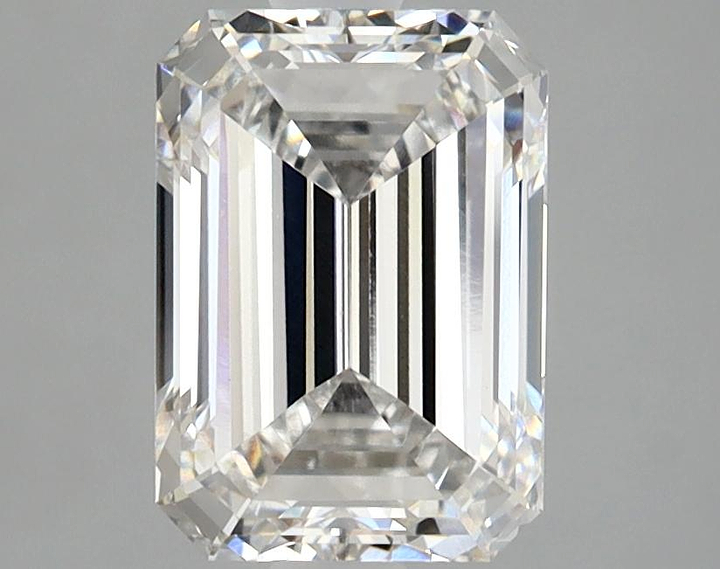 2.04 Carat Emerald Shaped Ideal Cut VVS2 IGI Certified Lab Grown Diamond