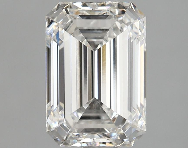 1.52 Carat Emerald Shaped Ideal Cut VVS2 IGI Certified Lab Grown Diamond