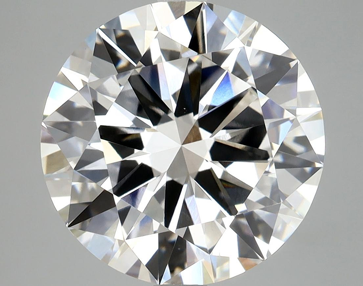 6.01 Carat Round Shaped Excellent Cut VVS2 IGI Certified Lab Grown Diamond